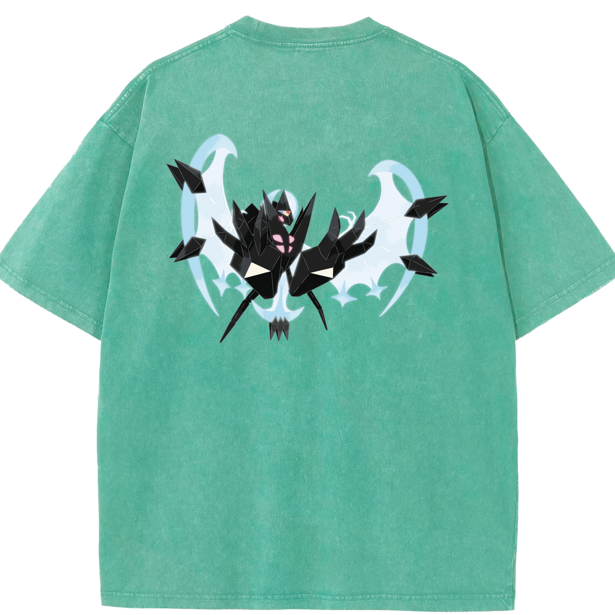（画像用） ポケットモンスター Pokémon 綿100% ヴィンテージ風 半袖Tシャツ（背面プリント）